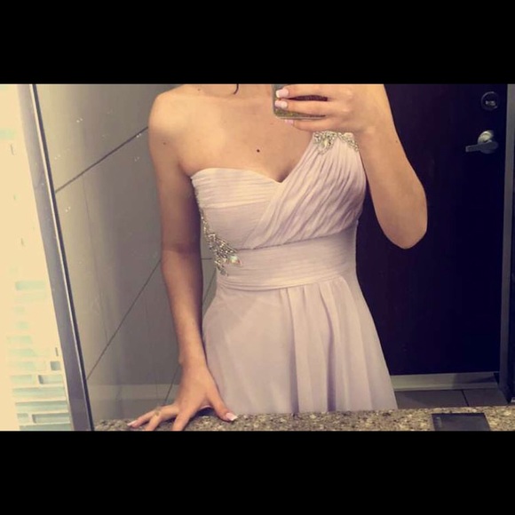 Lavender long prom dress - Picture 3 of 5